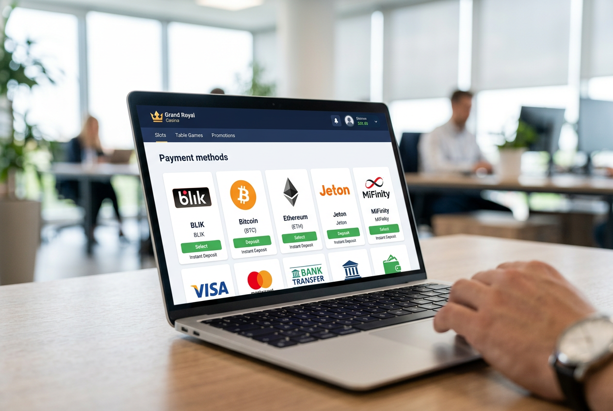 Metody płatności w kasynach online: BLIK, MiFinity i kryptowaluty